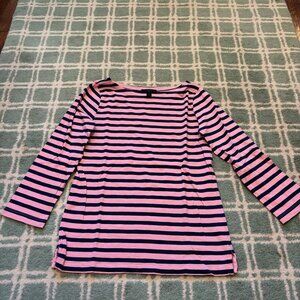 J.Crew striped boat neck S